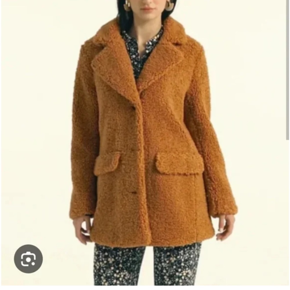 J. Crew Teddy Sherpa Jacket -Tan